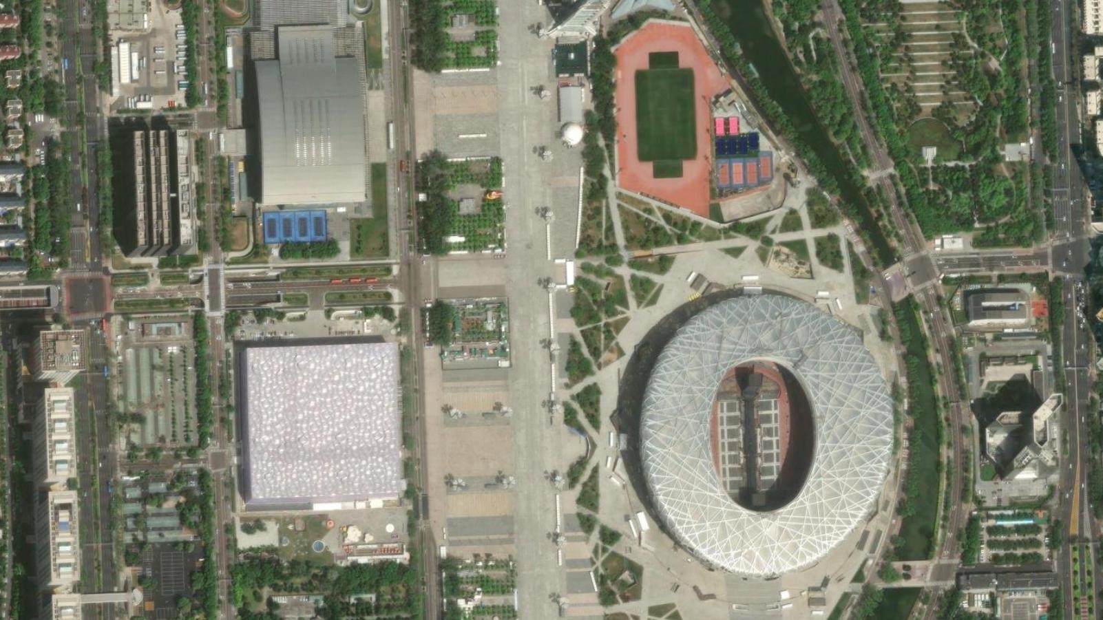 SatZoom satellite imagery showing urban landscape